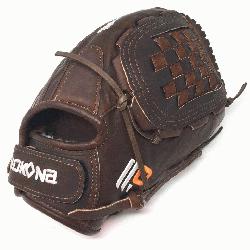 st Pitch Softball Glove 12.5 inches Chocolate lace. Nokona Elite performa